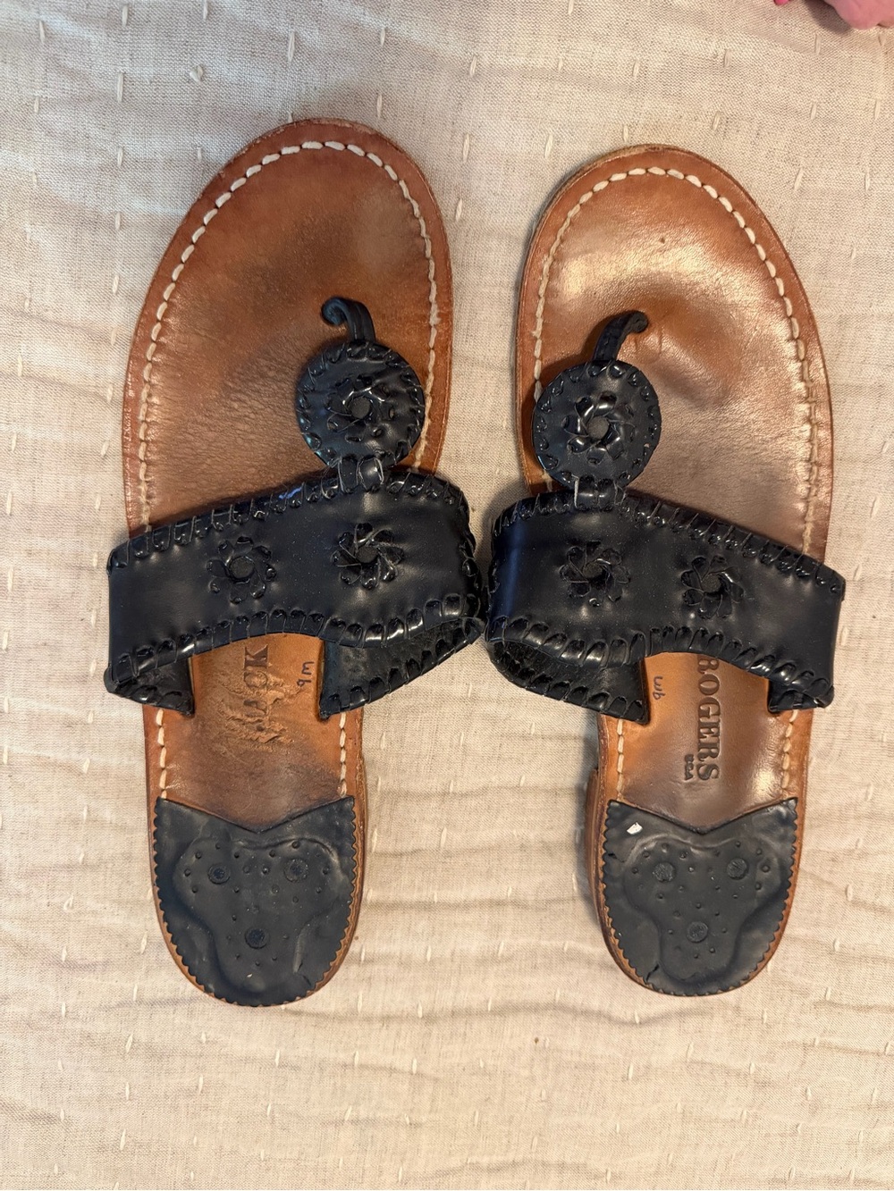Jack Rogers Black Sandal
